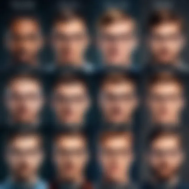 A comparison chart of popular Python libraries for facial recognition