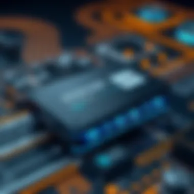 High-Speed Desktop SSD High-speed desktop SSD showcasing advanced technology.