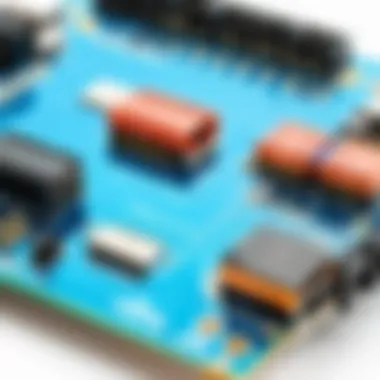 Close-up of Arduino Uno board with wiring connections