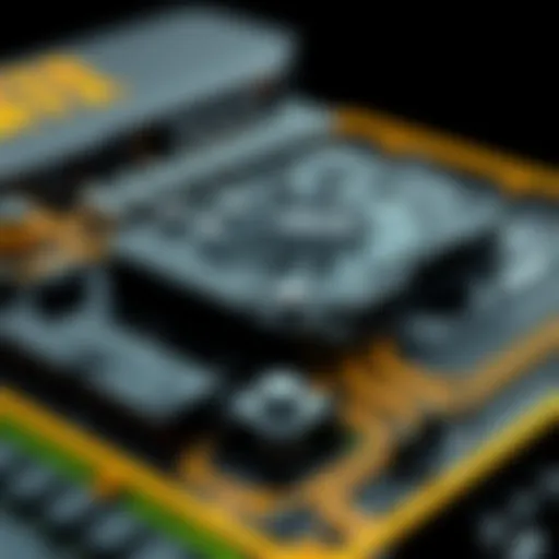 Analyzing the Architecture of Asus GeForce RTX Close-up view of Asus GeForce RTX architecture