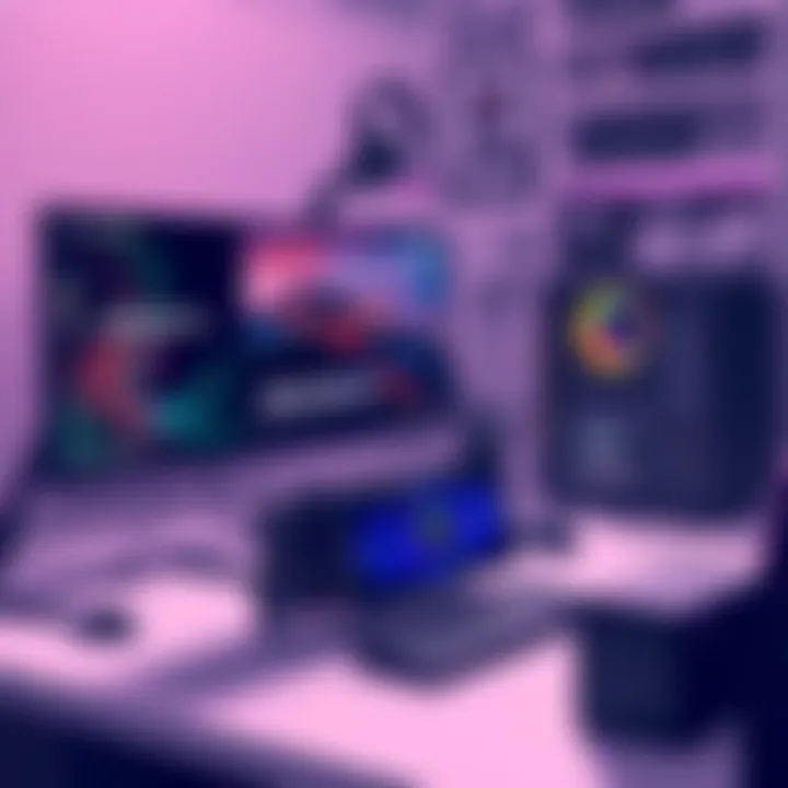 Asus GeForce RTX in a Gaming Environment Asus GeForce RTX in gaming setup