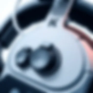 Understanding the Controls and Features of Aviators Headsets Close-up of aviators headset controls