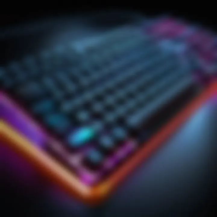 Backlit Keyboard with customizable RGB lighting