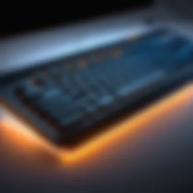 Backlit Keyboard for Low-Light Environments