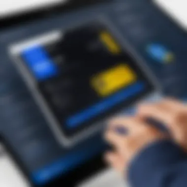 Close-up of Best Buy promo code being scanned at the register