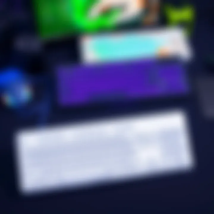 Comparison of different gaming keyboard layouts