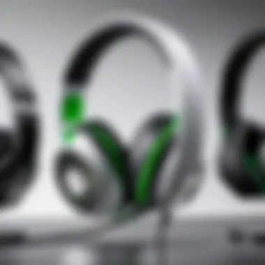 Premium Xbox Headsets Showcase Showcasing premium Xbox headsets on display
