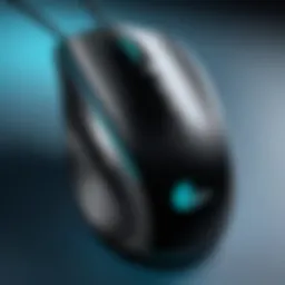 Professional Logitech mouse with ergonomic design