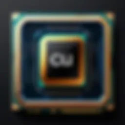 Detailed view of a modern CPU architecture