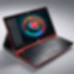 MSI Portable Monitor showcasing its design