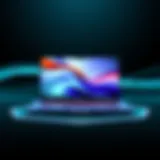 Sleek design of the Nitro 5 laptop showcasing its modern aesthetics