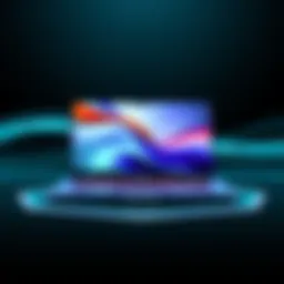 Sleek design of the Nitro 5 laptop showcasing its modern aesthetics