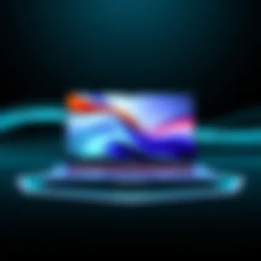 Sleek design of the Nitro 5 laptop showcasing its modern aesthetics