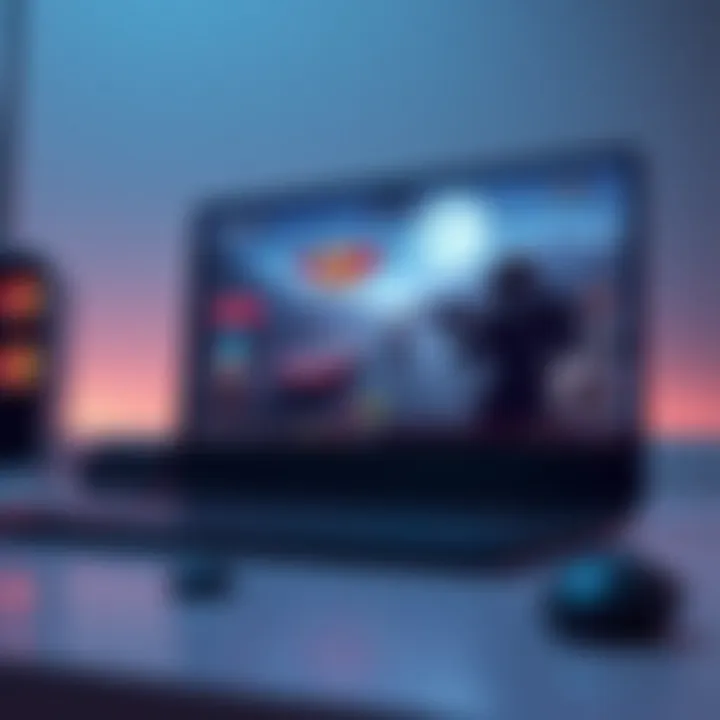 An engaging gaming experience displayed on the Nitro 5 screen