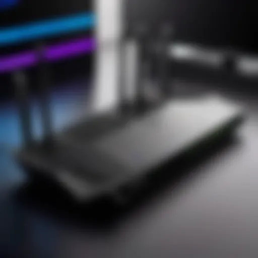 Detailed view of Netgear Nighthawk router showcasing ports and antennas