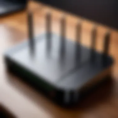 Advanced Connectivity Settings Router with advanced connectivity settings