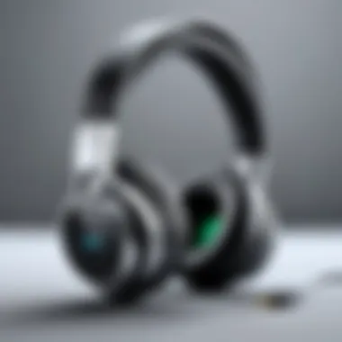 Sleek Design of Wireless Headset Showcasing a multi-platform wireless headset with sleek design and modern features