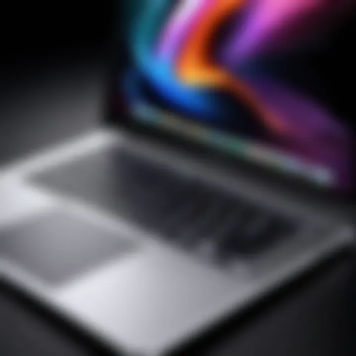 The powerful MacBook Pro emphasizing its performance capabilities