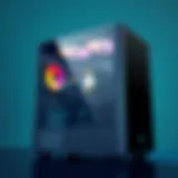 Sleek design of a Corsair computer tower showcasing modern aesthetics