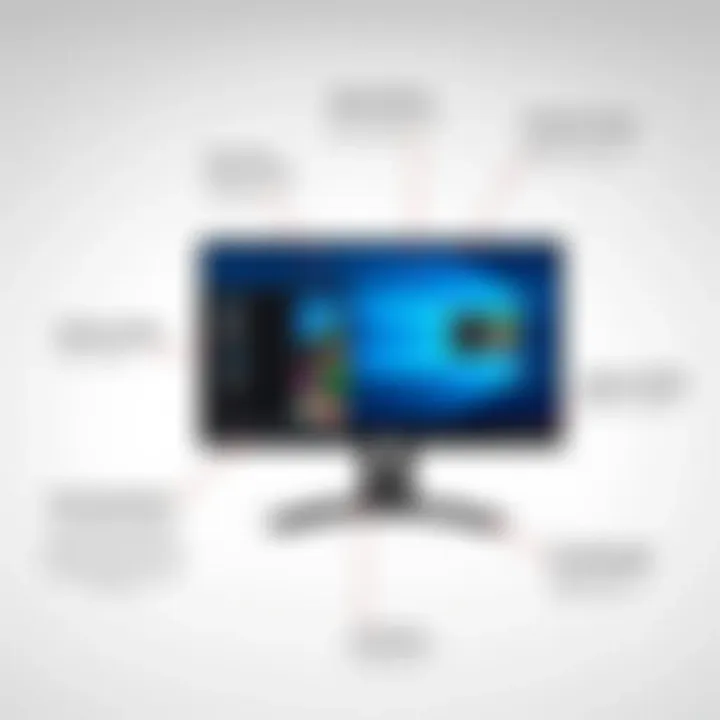 Ergonomic design of the Dell UltraSharp 32-Inch Monitor