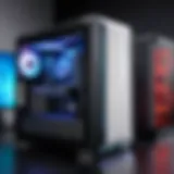 Showcase of premium PC cases with diverse designs