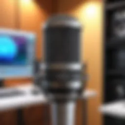 Microphone setup in a controlled environment