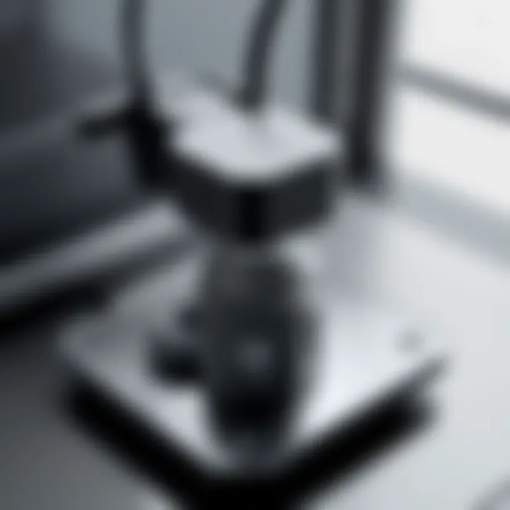 Detailed View of a Model Printed with Elegoo Saturn 4K Mono Close-up of Elegoo Saturn 4K Mono printed model