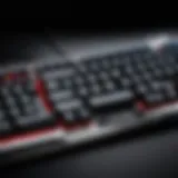 Elevated Design of HyperX Alloy Origins Core Tenkeyless Keyboard