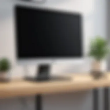 Adjustable Monitor Stand for Ergonomic Viewing Adjustable Monitor Stand