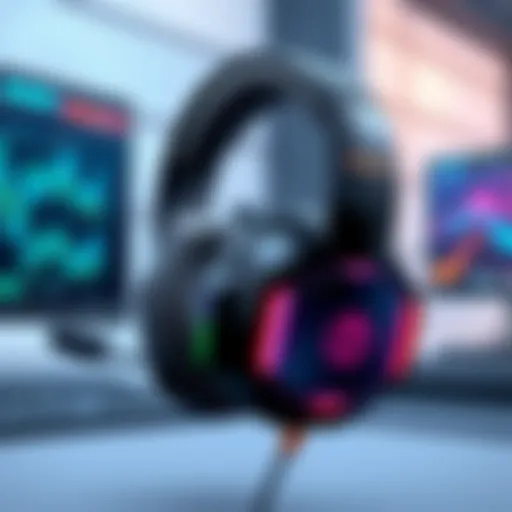 High-quality gaming headset with immersive sound