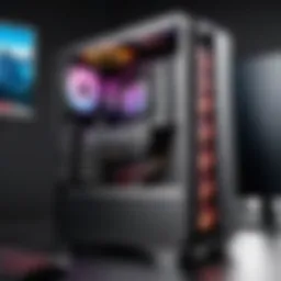 A high-end prebuilt gaming PC showcasing advanced components.