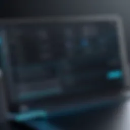 User interface of a password manager