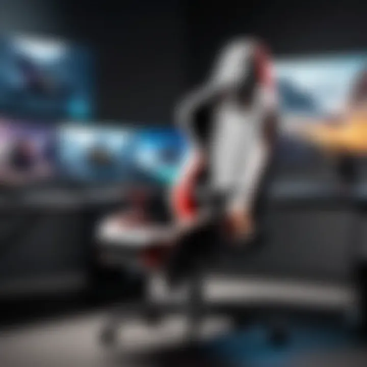 User experience of sitting on a Secretlab chair during gaming