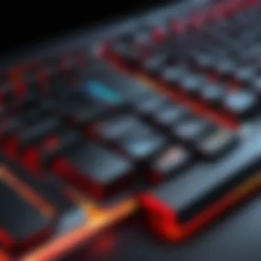 ASUS ROG Keyboard with RGB lighting