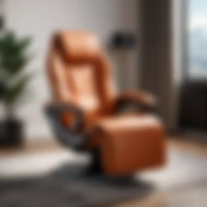 Luxurious Gaming Chair with Shiatsu Massage Function