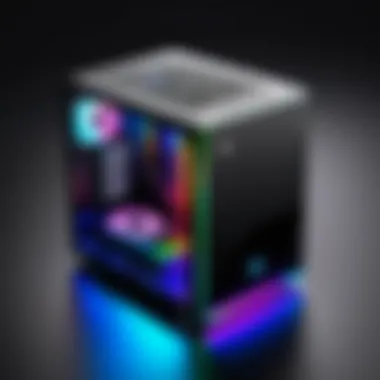 Small form factor PC with RGB lighting