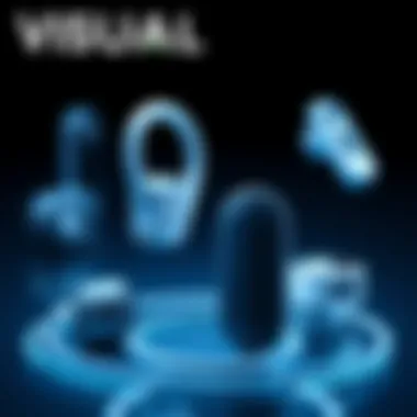 Visual Trends in Bluetooth Earpiece Designs Trends in Bluetooth earpiece designs displayed visually.