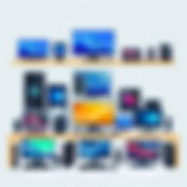 A diverse array of gaming setups highlighting affordable configurations