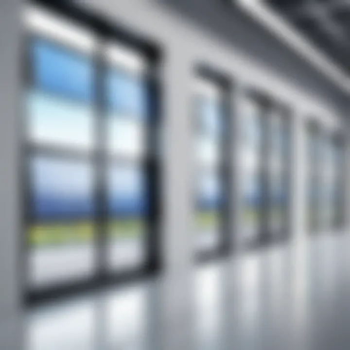 High-tech factory windows enhancing energy efficiency