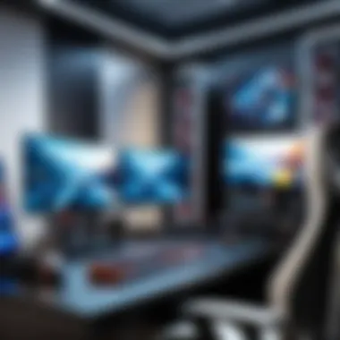 The Future of Gaming Technology High-performance gaming setup showcasing cutting-edge technology