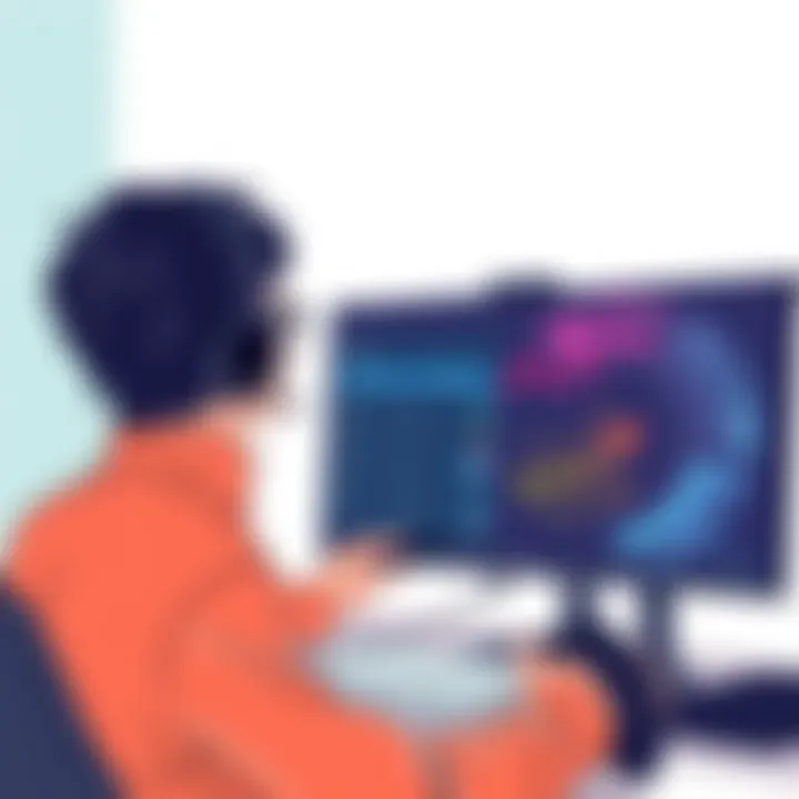 A gamer adjusting settings on a gaming monitor using a remote