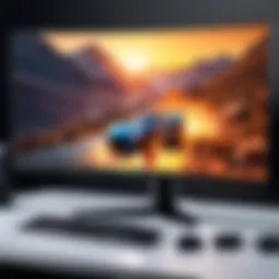 High refresh rate monitor showcasing smooth gameplay