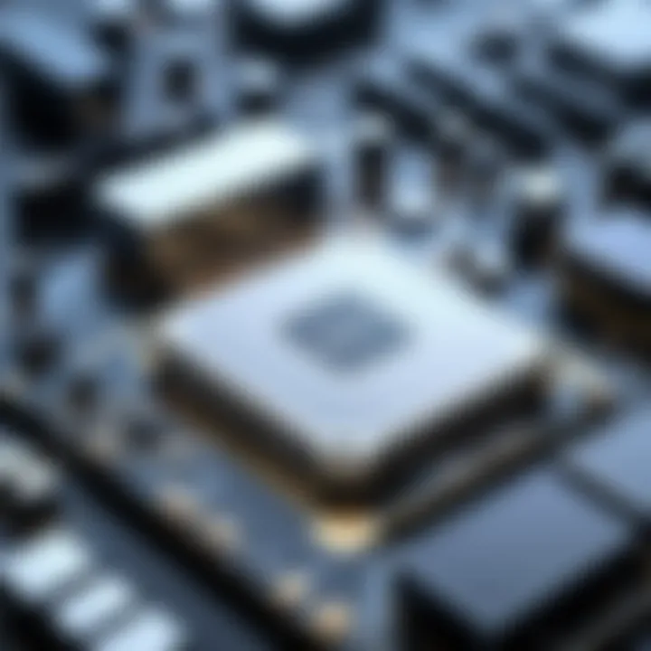 Artistic interpretation of the advantages of cloud-based wireless solutions in computer hardware
