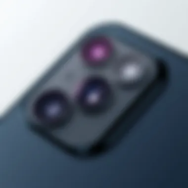Impressive Camera Technology of iPhone 11 Close-up of iPhone 11 showcasing its impressive camera features