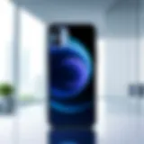 iPhone 11 displayed elegantly against a modern backdrop