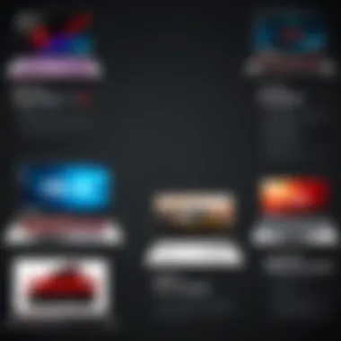 Comparison of Gaming Laptops Comparison chart of top gaming laptops under $1200