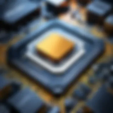 Applications of the i Core Processor Infographic on applications of the i core processor in different sectors