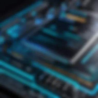 Performance Metrics Comparison Graph showcasing performance metrics of various processors