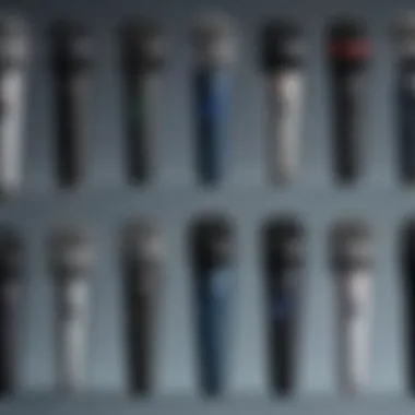 Comparison chart showcasing different microphone types and their features