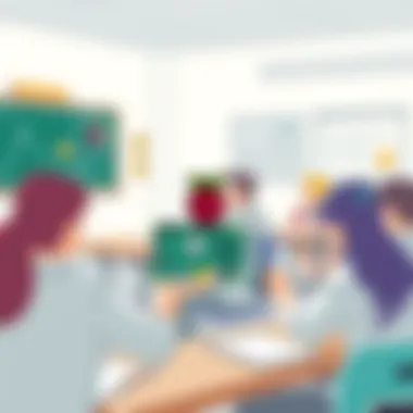 Raspberry Pi 4 Model B in Educational Use Educational application of Raspberry Pi 4 Model B in a classroom